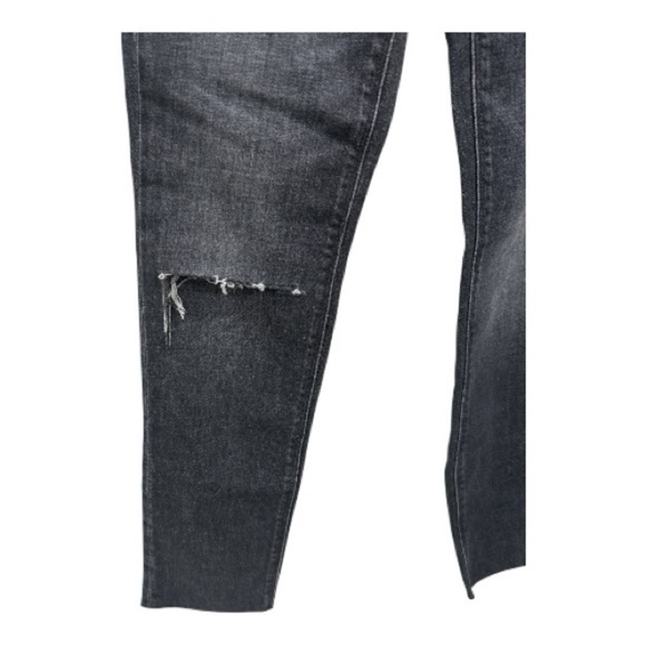 HUDSON Jeans womens Holly Washed Black High-Rise Straight Jean, 23, Black - Picture 8 of 10